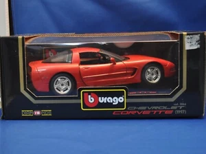 Bburago 1997 Chevrolet Corvette Red/Grey - Picture 1 of 2