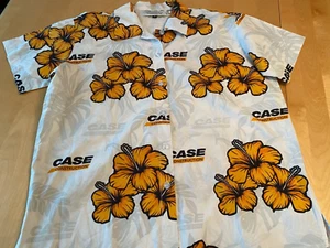 CASE IH CONSTRUCTION HAWAII FLORAL CAMP 2018 PRESIDENTS CLUB SHIRT HERREN L - Bild 1 von 6