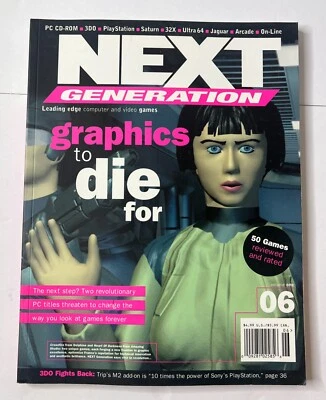 NEXT GENERATION Magazine No. 6 June 1995 w/ 3DO Poster Jaguar CD Nintendo - Image 1 of 4