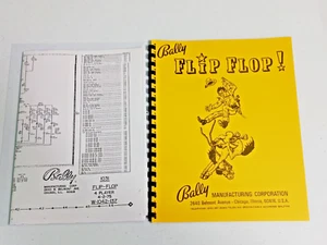Flip Flop Flipper Handbuch & Schaltpläne - Bally - Bild 1 von 6