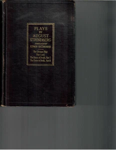 August Strindberg PLAYS Dream Play, Link, Dance of death I & 2 Bjorkman 1912 HB - Picture 1 of 2