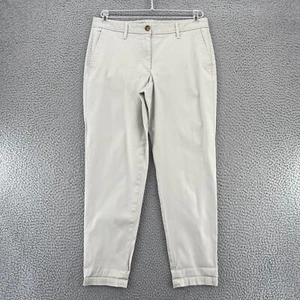 Talbots Pants Womens 6 Petite Beige Girlfriend Chino Stretch Pockets Casual Work - Picture 1 of 12