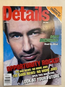 Details Magazine June 1997 David Duchovny X-Files - Picture 1 of 2