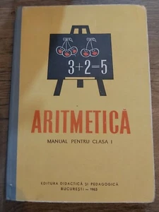 Aritmetica manual clasa I / math textbook class 1/ rare communist manual 1963 - Picture 1 of 11