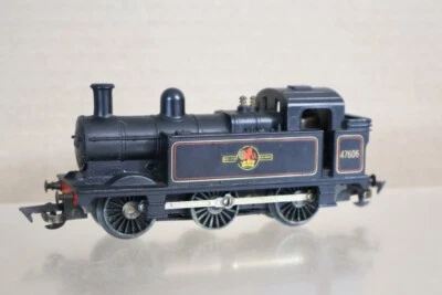 TRIANG R52 BR BLACK 0-6-0 JINTY CLASS 3F TANK LOCOMOTIVE 47606 oi - Image 1 of 4
