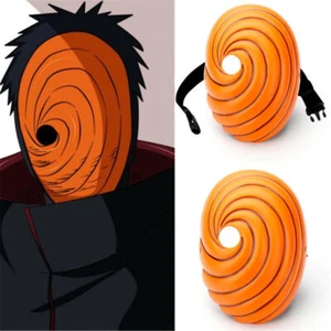 Anime Naruto Akatsuki Tobi Uchiha Obito Costume Mask Halloween Cosplay Prop New - Picture 1 of 6
