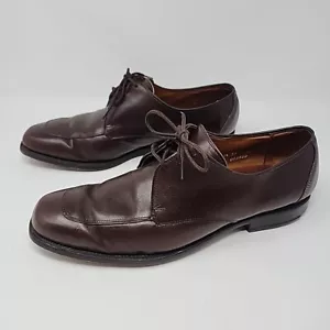Allen Edmonds Men's Burton Size 11.5 3E Brown Leather Made In USA Dress Shoes - Picture 1 of 16