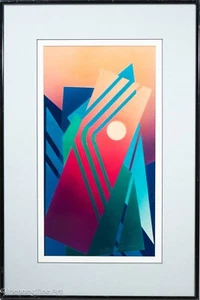 Beautiful Contemporary Colorful Abstract Acrylic Painting by Dean Lauderdale - Picture 1 of 8