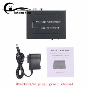 Audio Extractor 4K 60Hz HD Input Converter Audio Extractor 18Gbps Splitter A2TF - Picture 1 of 25