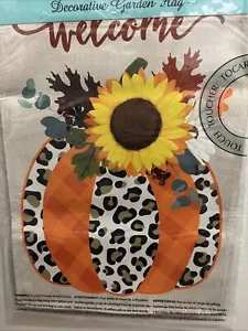 Wiese Creek Garten Flagge Kürbis Herbst Willkommen Neu Halloween Urlaub - Bild 1 von 6