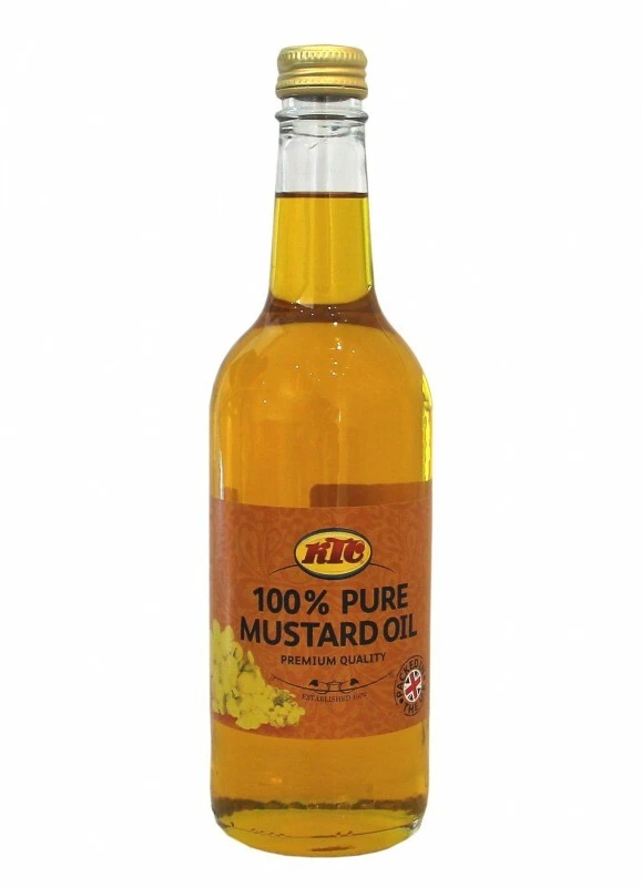 [ 500ml ] KTC Reines Senföl für Ayurwera Massage Anwendungen