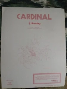 Cardinal By Gene Gray signed 44 of 100 Art Proof - Picture 1 of 4