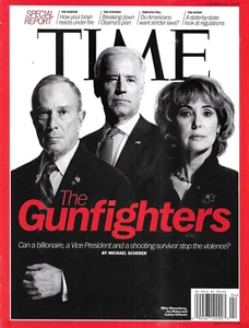 Time Magazine Joe Biden Mike Bloomberg Gabby Giffords Obstacle Course Racing  . - Picture 1 of 12