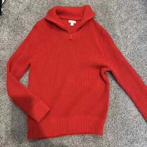 Kids Cat & Jack Red Pull over Sweater Size L 10/12 - Picture 1 of 2