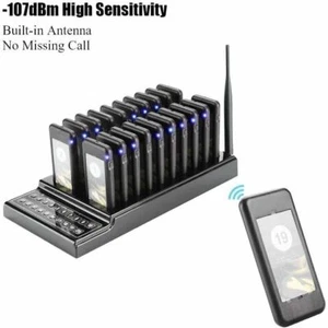 20 Restaurant Coaster Pager Guest Call Wireless Paging Queuing Calling System - Bild 1 von 7