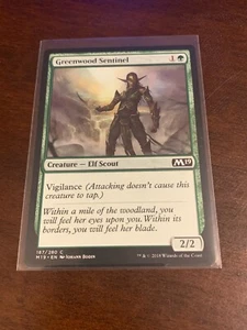 Magic the Gathering 2019 Greenwood Sentinel - Imagen 1 de 2