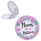 Practical Mothers Day Gift for Mum Pink Compact Mirror Mum in Million  Birthday