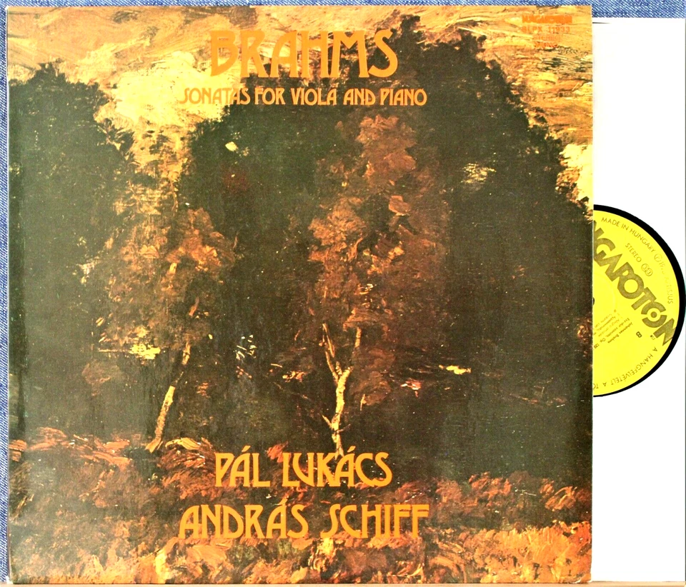 Lukacs; Schiff. Brahms (viola sonatas). Hungaroton SLPX 11933.  NM Foto 1 de 1