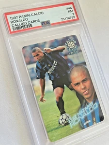 1997 PANINI CALCIO CALLING CARDS #44 RONALDO PSA 7 - Picture 1 of 22