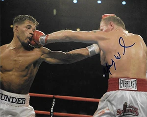 FOTO BOXE IRLANDESE TOPOLINO FIRMATA 8"x10" con coa il combattente topolino - Foto 1 di 1