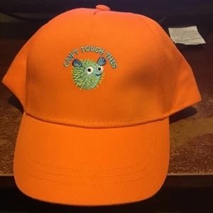 GORRA DE BÉISBOL CANT TOUCH THIS NARANJA NIÑOS EDADES 3-6 CUMPLEAÑOS NAVIDAD - Imagen 1 de 2