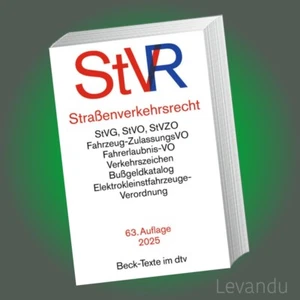 STRASSENVERKEHRSRECHT (StVR) | Beck-Texte im dtv 5015 - 63. Auflage 2025 - Bild 1 von 1