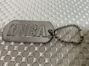 Vintage NBA Metal Dog Tag Keychain~ L@@K~ - Picture 1 of 5