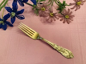 Rare Internationsl Gold Richelieu Vermeil 7 1/4” Regular Dinner Forks(s) - Picture 1 of 5