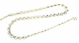 Special Women Ladies Fashion Waist Belt with Diamante Diamond Chain Adjustable 