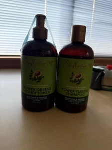 SheaMoisture Power Greens Moringa & Avocado Conditioner/Shampoo 13 fl oz - Picture 1 of 2