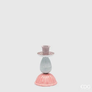 EDG Enzo De Gasperi Portacandela Colormix H 20 Cm D 12 Cm Metallo Multicolor - Imagen 1 de 2