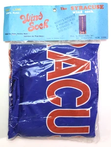 Syracuse VTG NOS New Wind Sock Flag 60" Long 1980's Kite Mickey's Hothouse Rare - Picture 1 of 14