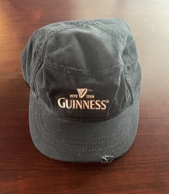 Boné alternativo preto chapéu cadete estilo militar cerveja Guinness  - Imagem 1 de 4