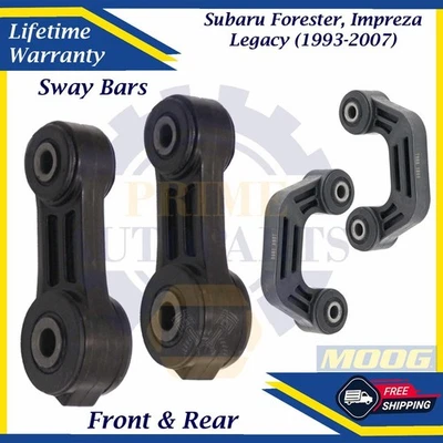 Barras estabilizadoras delanteras y traseras MOOG OEM para Subaru Forester/Impreza/Legacy 1993-2007 Foto 1 de 4