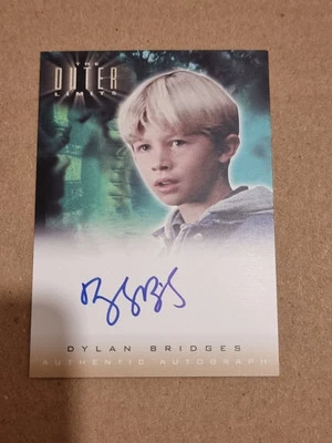 THE OUTER LIMITS TRADING CARDS AUTOGRAPH CARD DYLAN BRIDGES JOSH RITTENHOUSE A11 - Image 1 of 3