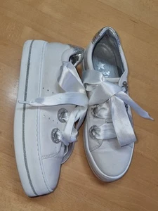 Tolle Maripe Sneakers Damensneaker Gr.37 Weiß/Silber - Bild 1 von 7