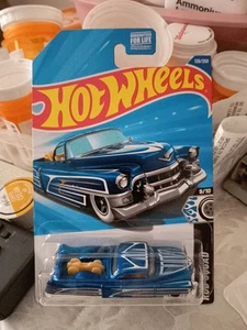 2024 Hot 🔥 Wheels / Custom '63 Cadillac in blau (Rod Squad Serie) 139/250-9/10 - Bild 1 von 5