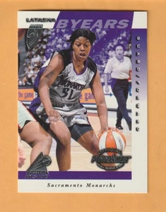 Latasha Byears Sacramento Monarchs 1997 Pinnacle Inside WNBA #45 DePaul Demons - Picture 1 of 2