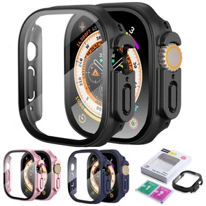 For Apple Watch Ultra 3 2 49mm Full Case Tempered Glass Screen Protector Cover - Picture 1 of 16