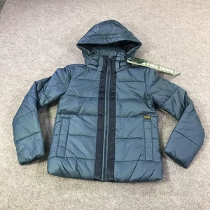 Chaqueta G-Star RAW Meefic HDD PDD para mujer pequeña vintage azul marino con capucha gratis - Imagen 1 de 18