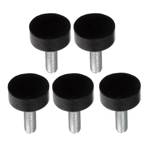 Pies niveladores de muebles de goma con tornillos niveladores de muebles roscados 5 piezas - Imagen 1 de 12