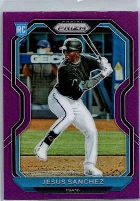 2021 Panini Prizm #148 Jesus Sanchez Purple Prizm - Image 1 of 2