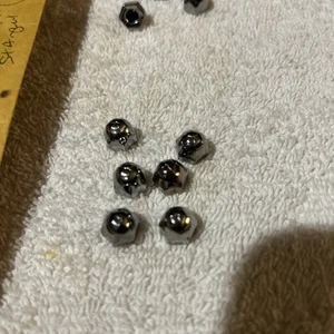 NOS GM Corvette Seat Hinge Covers Acorn Nuts 9437976 Set Of 6 1978,79,80,81,82 - Picture 1 of 6
