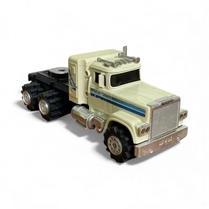 Vintage Schaper Stomper Road Kings Semi Mack Truck White w/Blue Stripes Works - Picture 1 of 11