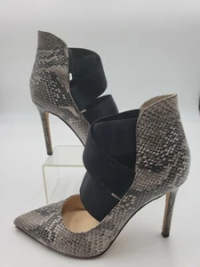 Vince Camuto Snakeskin Stiletto Heels, Size 7.5M - Picture 1 of 8