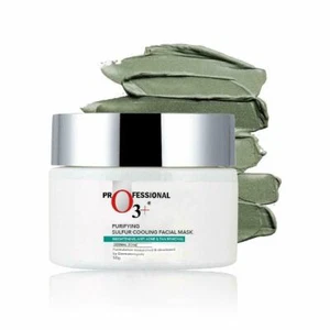 O3+ Purifying Sulfur Cooling Facial Mask For Acne Mark Removal & Radiant Glow - Picture 1 of 5