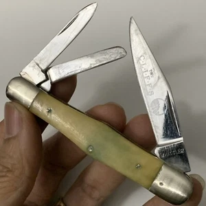 Vintage SARCO Japan LIL' WHITTLER Pocket Knife 1996 Bone Handle - Picture 1 of 17