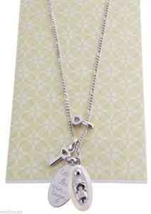 Fossil 925 Silber Halskette Anhänger NEU OVP 69,90€ - Bild 1 von 5