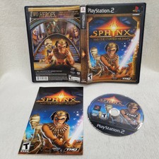 ⭐Sphinx and the Cursed Mummy PS2 Sony PlayStation 2 Complete Near Mint Disc!⭐👀