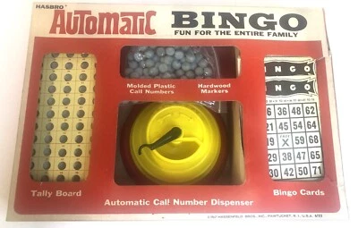 Raro juego de bingo automático Hasbro 1967 vintage Foto 1 de 4